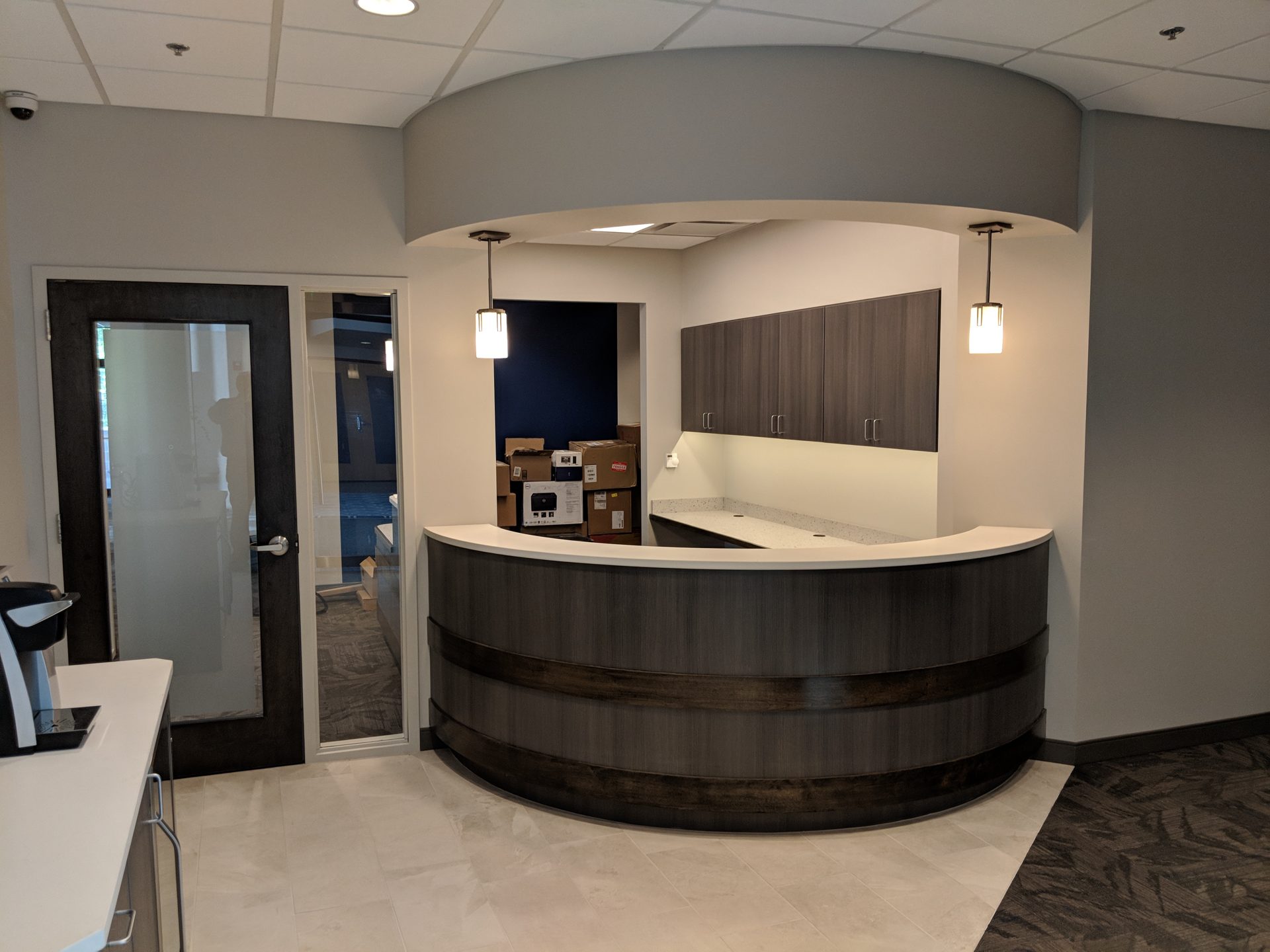 Finished dental operatory in Arvada, CO