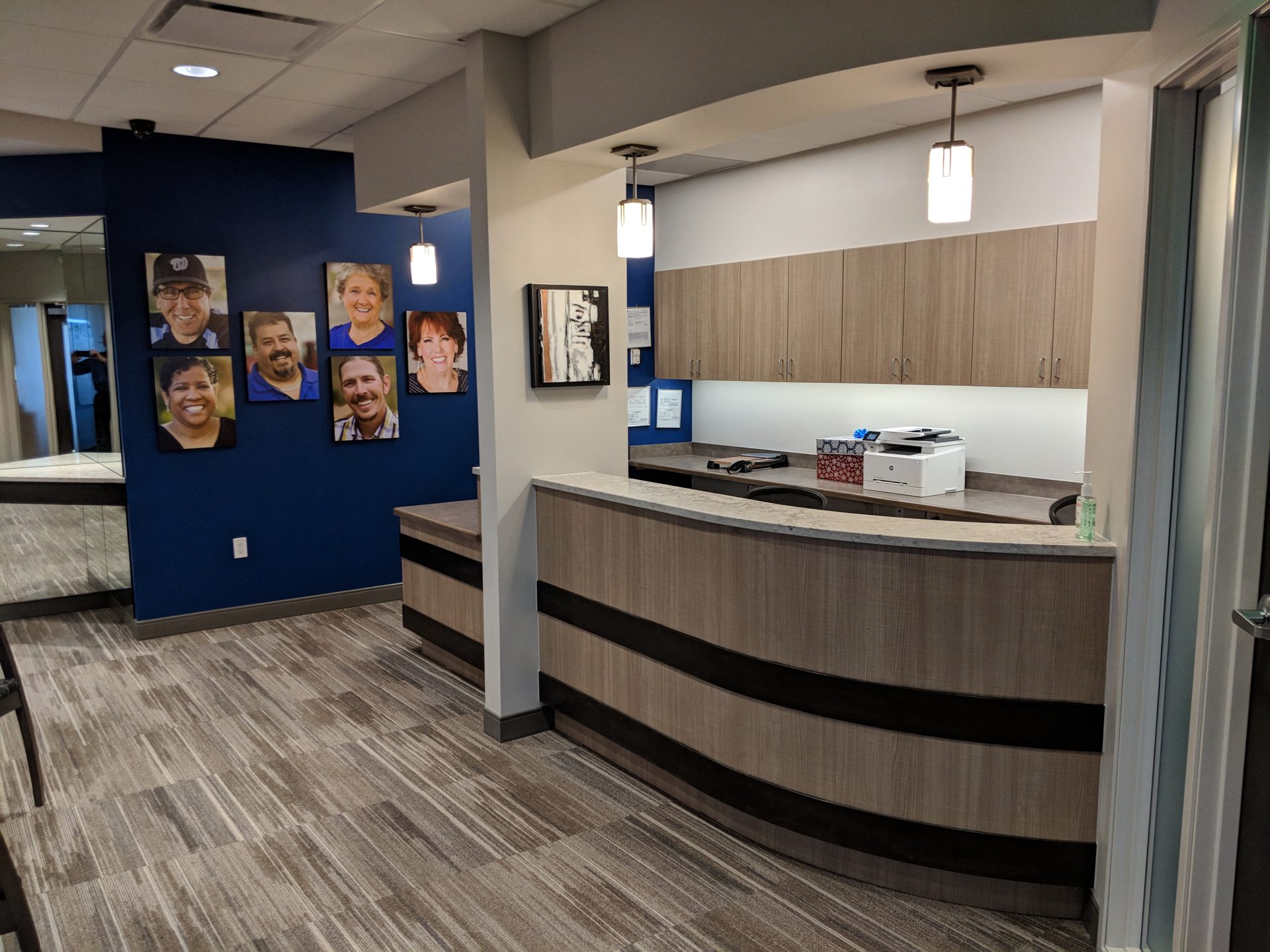 Sterilization cabinetry in Arvada dental office